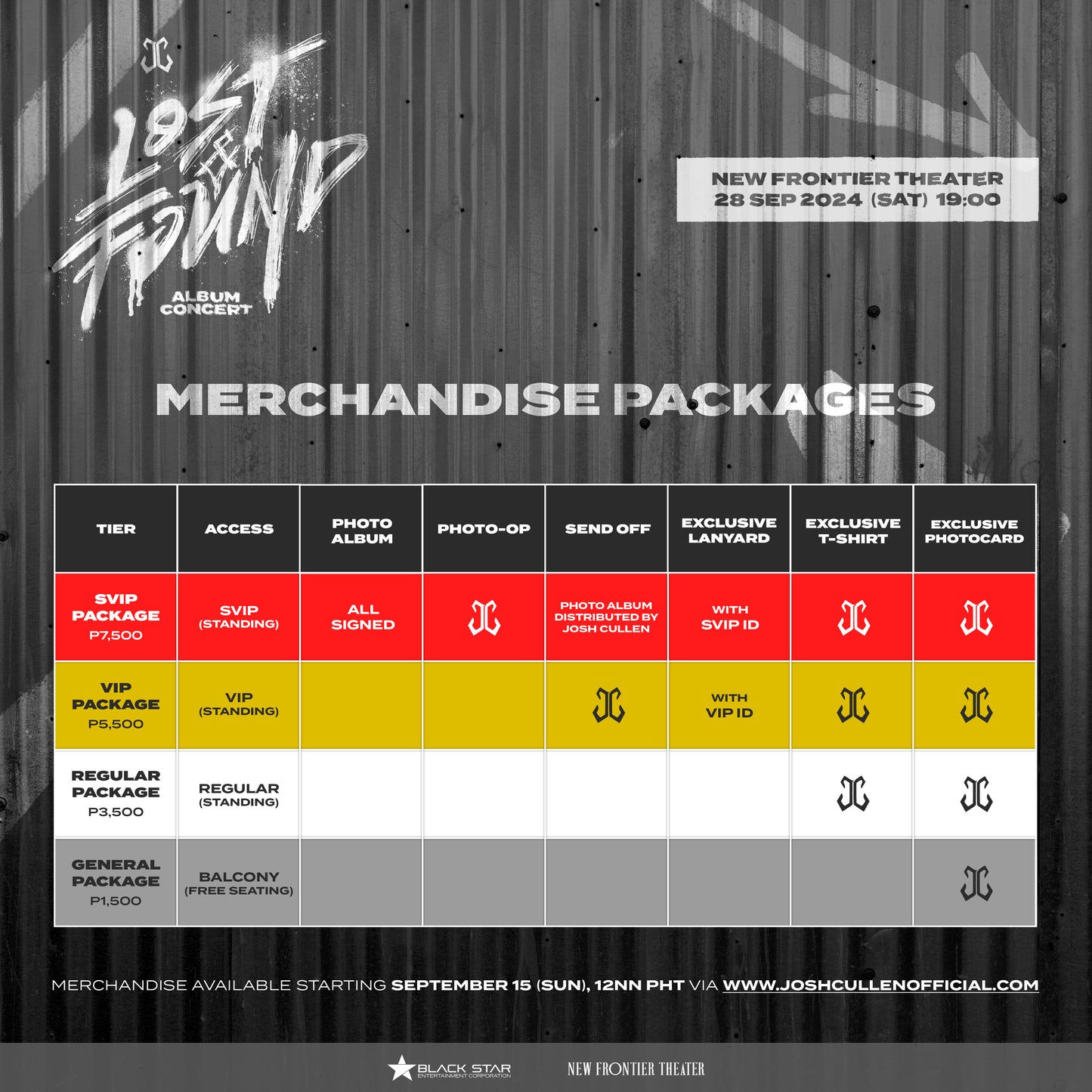 LOST & FOUND | SVIP Package